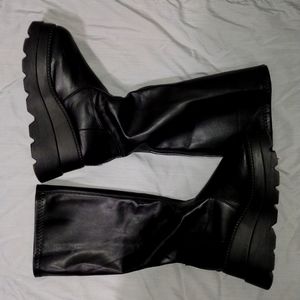 Black Platform Boots